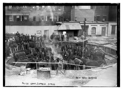 Police camp, express strike LCCN2014688706