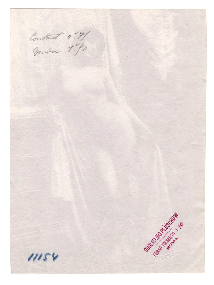 Plüschow, Wilhelm von (1852-1930) - n. 11154 verso