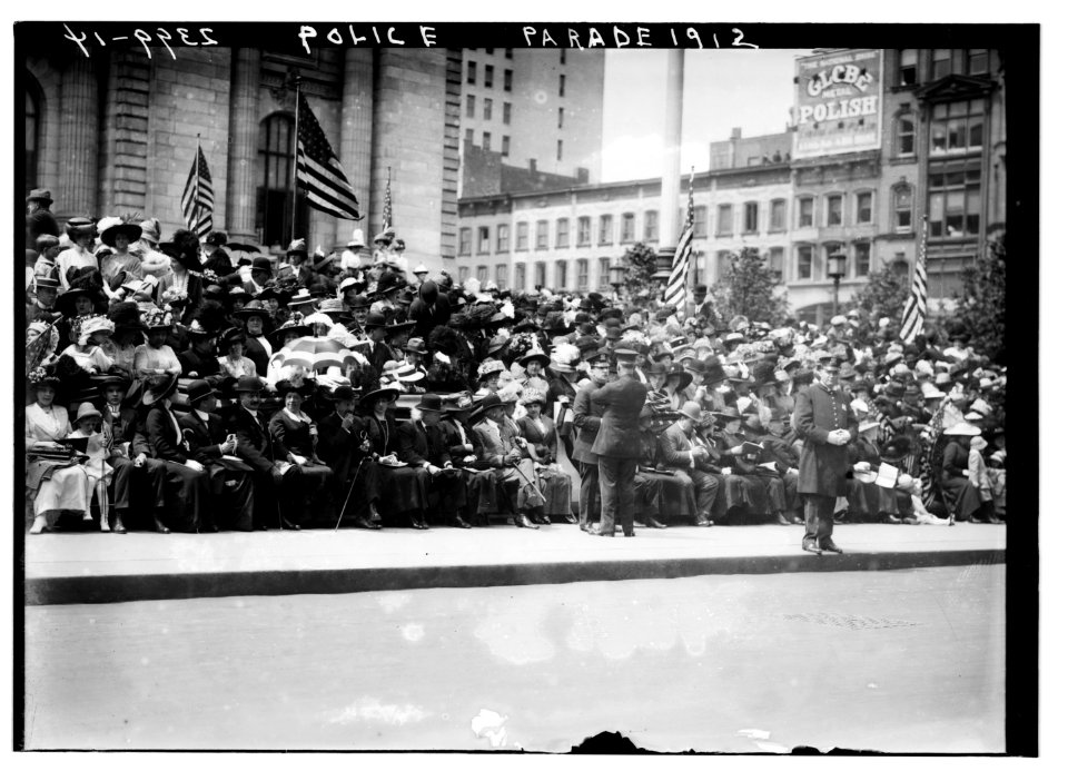 Police Parade, 1912 LCCN2014690391