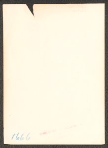 Plüschow, Wilhelm von (1852-1930) - n. 1666 verso