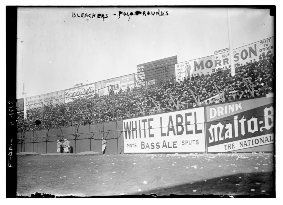 Polo Grounds bleachers - Phillies stand beneath (baseball) LCCN2014689043