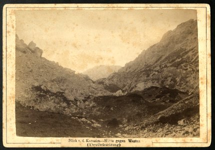 Pogled s Korošice proti zahodu 1890