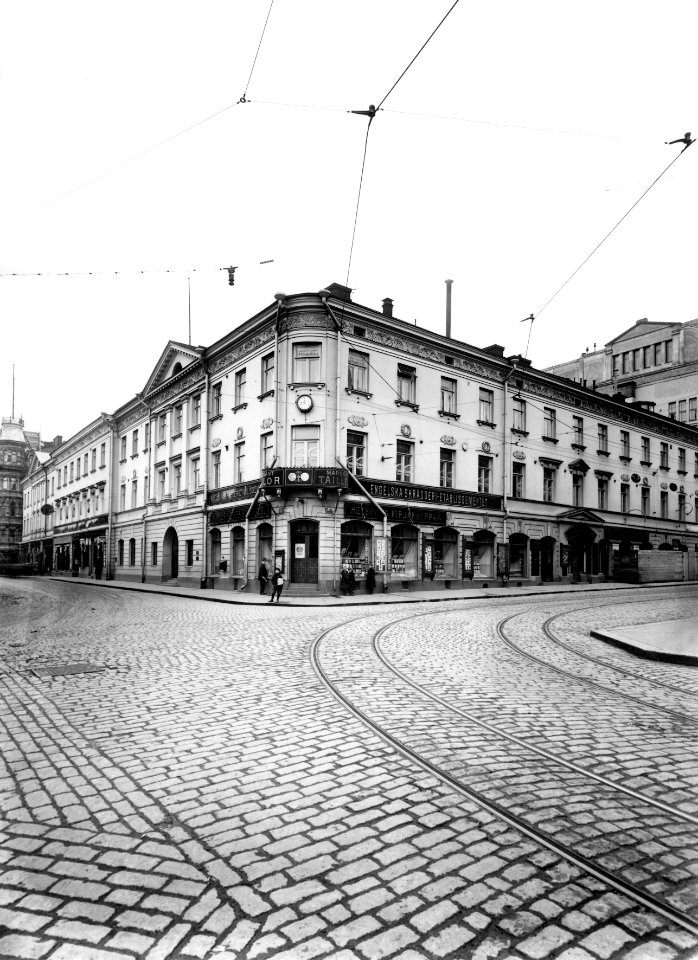 Pohjoisesplanadi 19. - Unioninkatu 28, Uschakovin talo, (P. Granstedt, valmistunut 1815-16) - N25840 (hkm.HKMS000005-km003w0c)