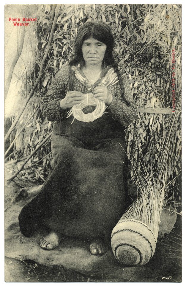 Pomo Basket Weaver - 2008-2583