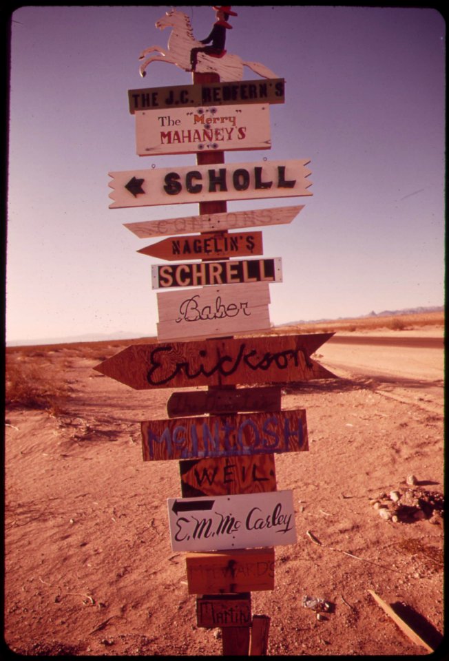 Pointing-to-homes-in-the-colorado-river-area-may-1972 7006473326 o