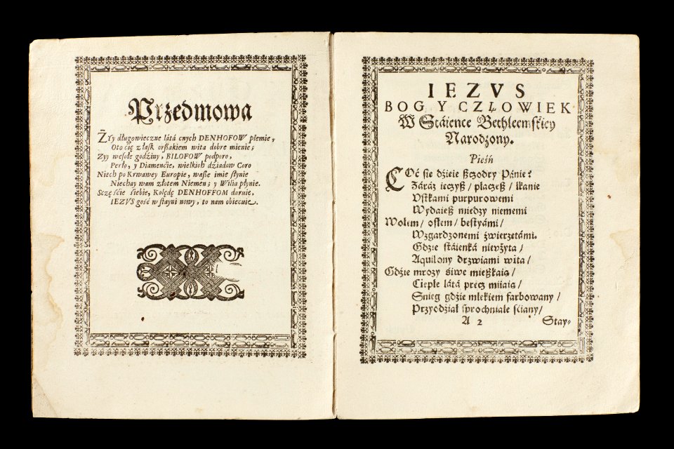 Polonika. Polsk julsång. Uppslag 1 - Skoklosters slott - 87701