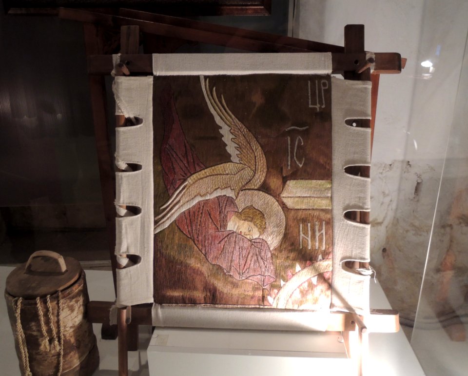 Pokrov True Cross by Anastasia Romanovna's workshop (1557) replica