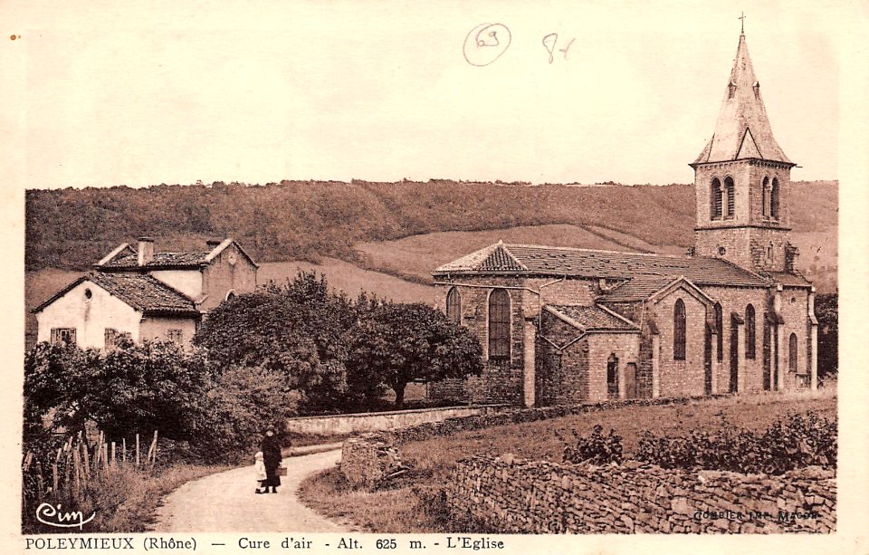 Poleymieux (Rhône) -Eglise 1b