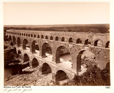 Pont du Gard, akvedukt i Nimes - Hallwylska museet - 107242