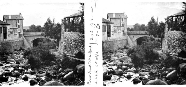 Pont fora i des del parc