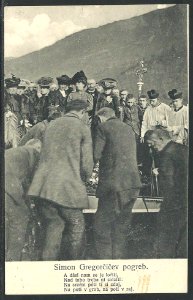 Pogreb Simona Gregorčiča 1906