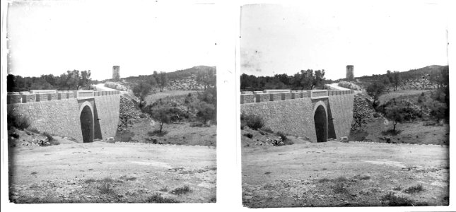 Pont i molí de vent de Perelló
