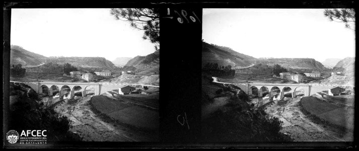 Pont sobre el riu Anoia a Capellades