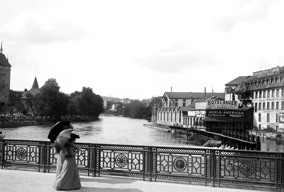 Pont sobre el riu Limmat a Zuric (Restored)