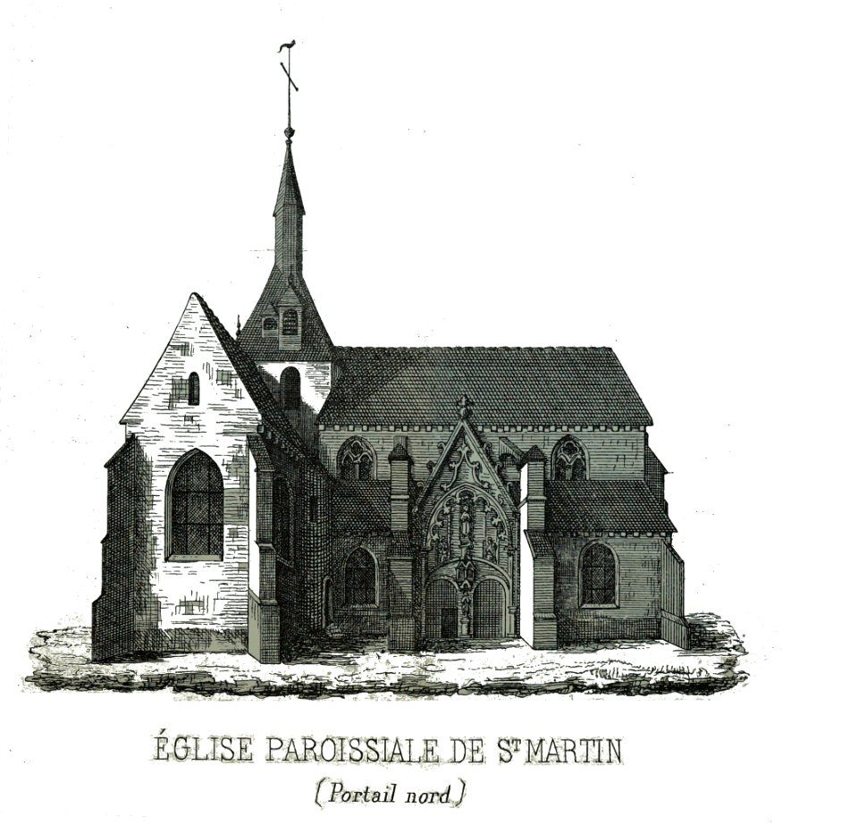 Pont sur seine église st martin 03730