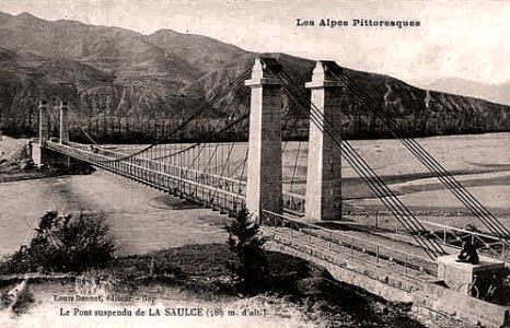 Pont suspendu de Saulce