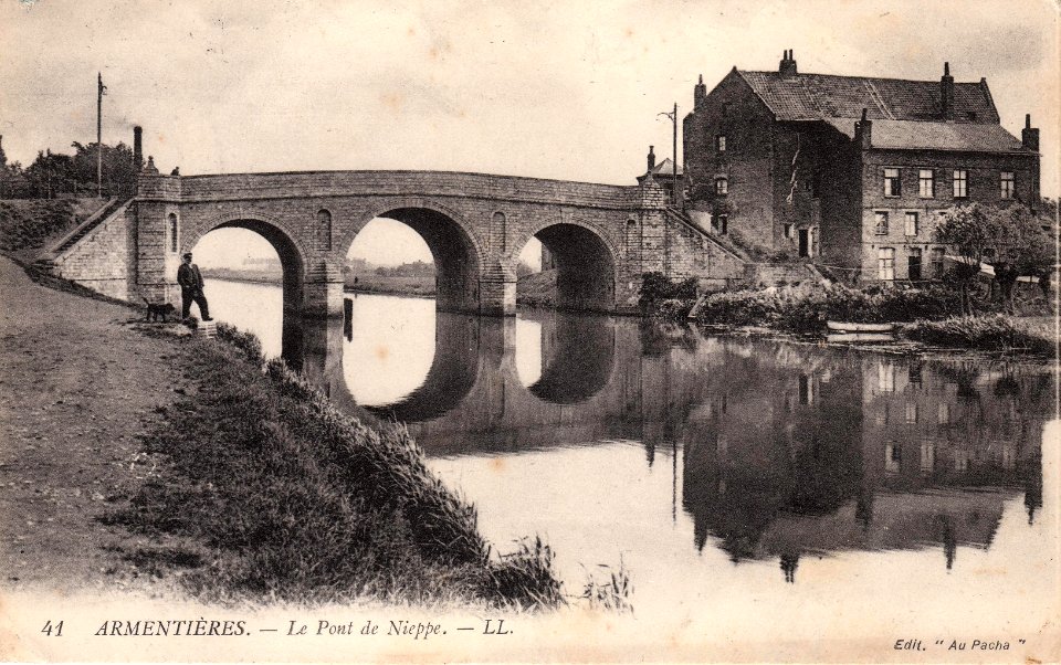 Pont de Nieppe, entre Armentières et Nieppe (France -Nord-)