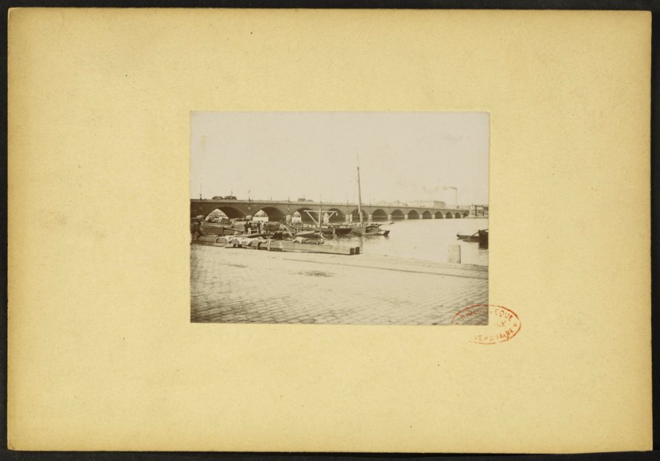 Pont de pierre de Bordeaux - J-A Brutails - Université Bordeaux Montaigne - 2050