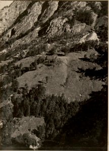 POLINIK gegen CESOCA SLATENIKGRABEN. Standpunkt, Artillerie Beobachter am VRSIC. aufgenommen am 28. Juni 1916. (BildID 15476973)