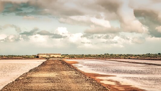 Road landscape cloud