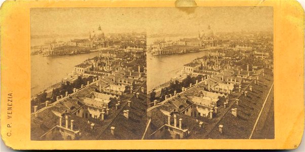 Ponti, Carlo (ca. 1823-1893) - Panorama dal campanile di S. Marco 1