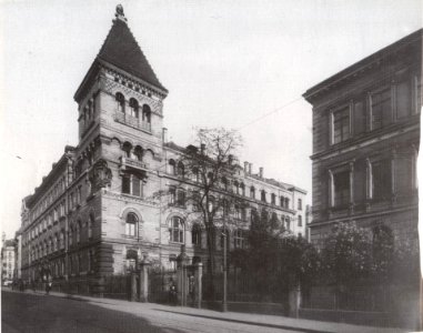 Polizeiamt Waechterstrasse Leipzig um 1905