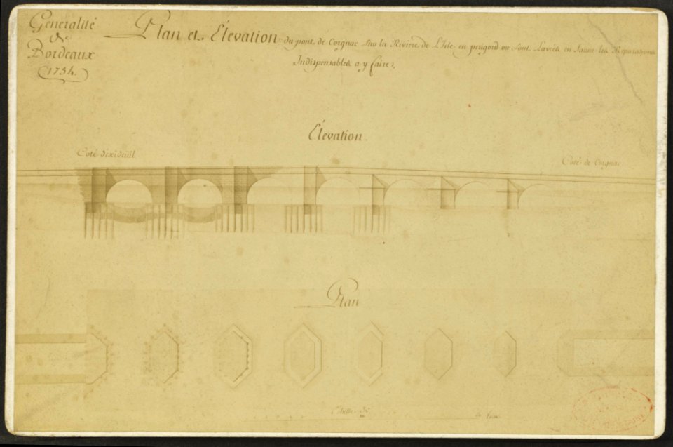 Pont de Corgnac-sur-l'Isle - J-A Brutails - Université Bordeaux Montaigne - 2140