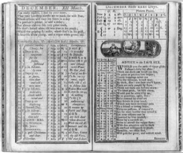 Poor Richard's Almanac Improved, 1782 LCCN2006681222