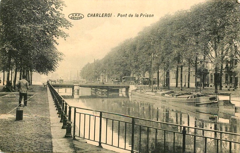 Pont de la prison de Charleroi avant 1913