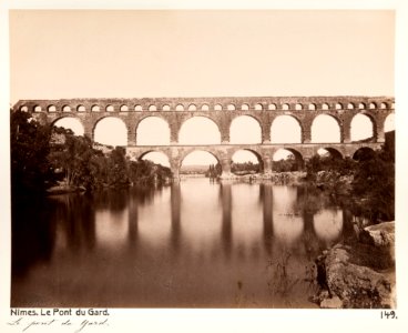 Pont du Gard, akvedukt i Nimes - Hallwylska museet - 107241