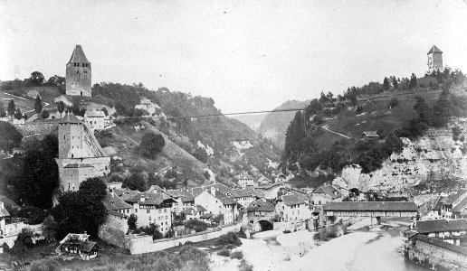Pont du Gottéron au XIXème siècle