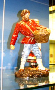 Porcelain sculptures -Peoples of Russia- 01a