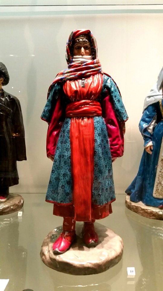 Porcelain sculptures Peoples of Russia (Armenian woman)