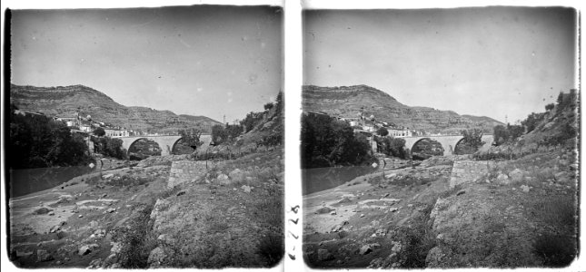 Pont i vista de Monistrol de Montserrat