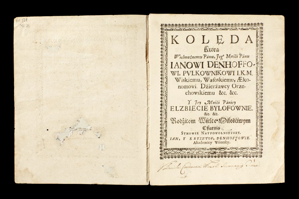 Polonika. Polsk julsång. Titelblad - Skoklosters slott - 87700