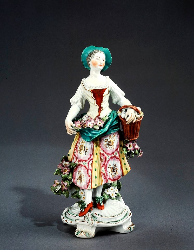 Porslin. Figurin - Hallwylska museet - 89118