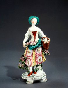 Porslin. Figurin - Hallwylska museet - 89118