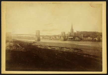Pont suspendu sur la garonne - J-A Brutails - Université Bordeaux Montaigne - 0381
