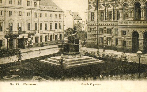 Pomnik Mikołaja Kopernika w Warszawie 1908 photo