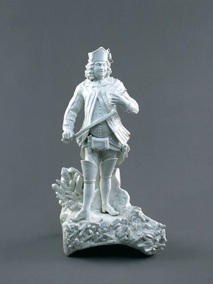 Porslin. Vit figurin - Hallwylska museet - 89212
