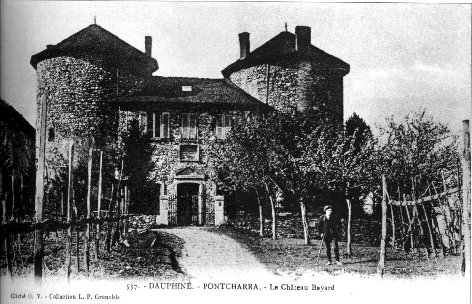 Pontcharra, chateau Bayard, p123 L'Isère 1900-1920 - cliché O V, collection L P à Grenoble