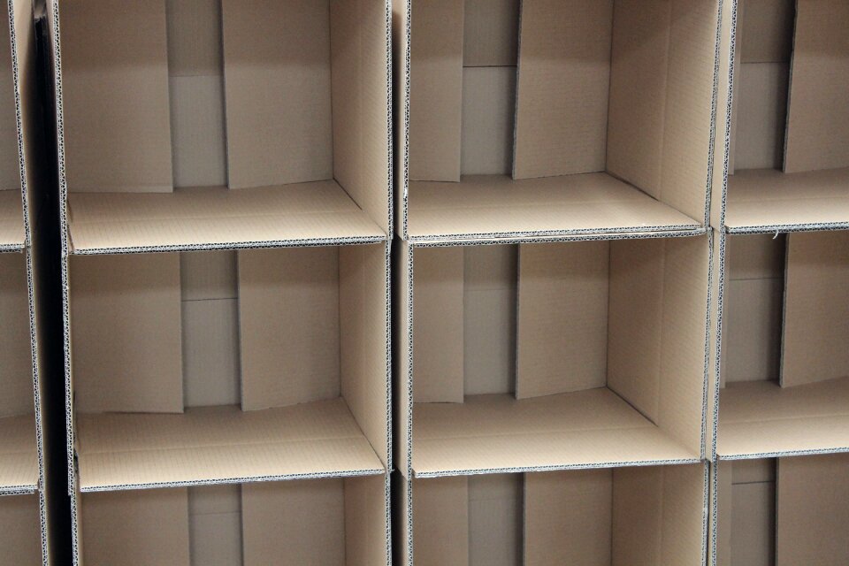 Box packaging cardboard