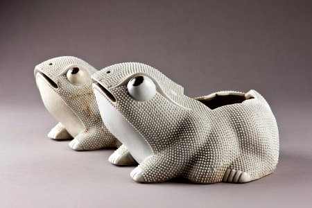 Porslinspaddor gjorda i Kina under Qingdynastin (1644-1912) - Hallwylska museet - 95455