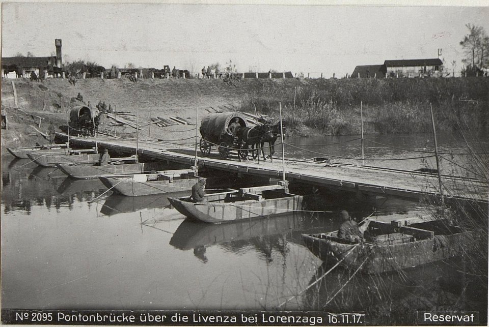 Pontonbrücke über die Livenza bei Lorenzaga 16.11.17. Reservat (BildID 15611493)