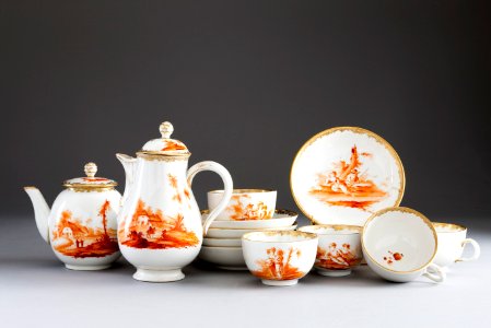 Porslinsservis från 1770- eller 1780-talet - Hallwylska museet - 93849