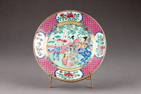 Porslinstallrik gjord i Kina på 1700-talet - Hallwylska museet - 96074 photo
