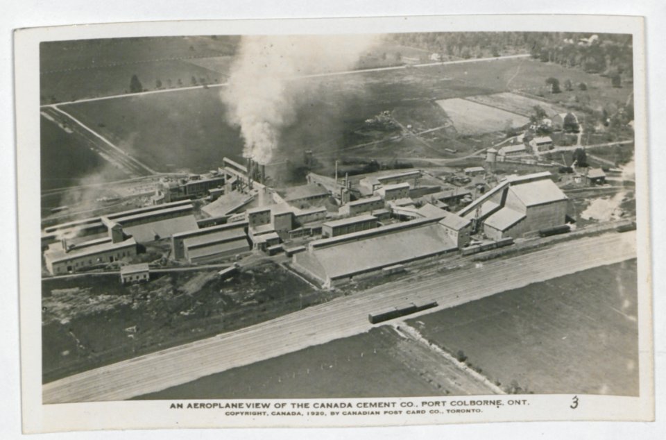 Port Colborne Ontario from the Air (HS85-10-37516) original
