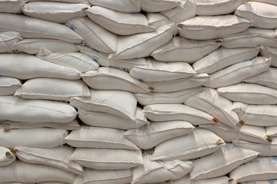 Bag heap sackcloth