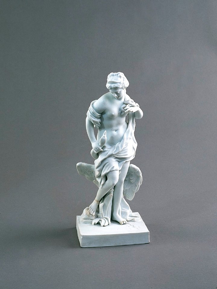 Porslin. Vit figurin - Hallwylska museet - 89214