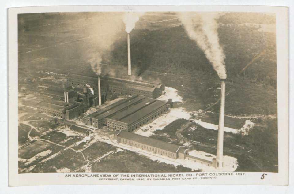Port Colborne Ontario from the Air (HS85-10-37518) original